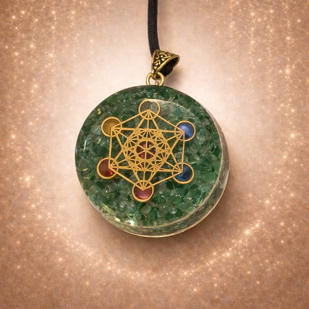 Pendentif Vert Metatron