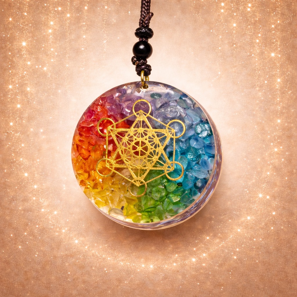 Pendentif Arc-en-Ciel 7 Chakras