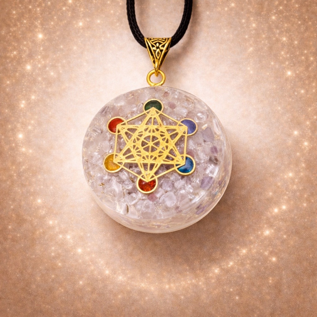 Pendentif Gris Épais Metatron