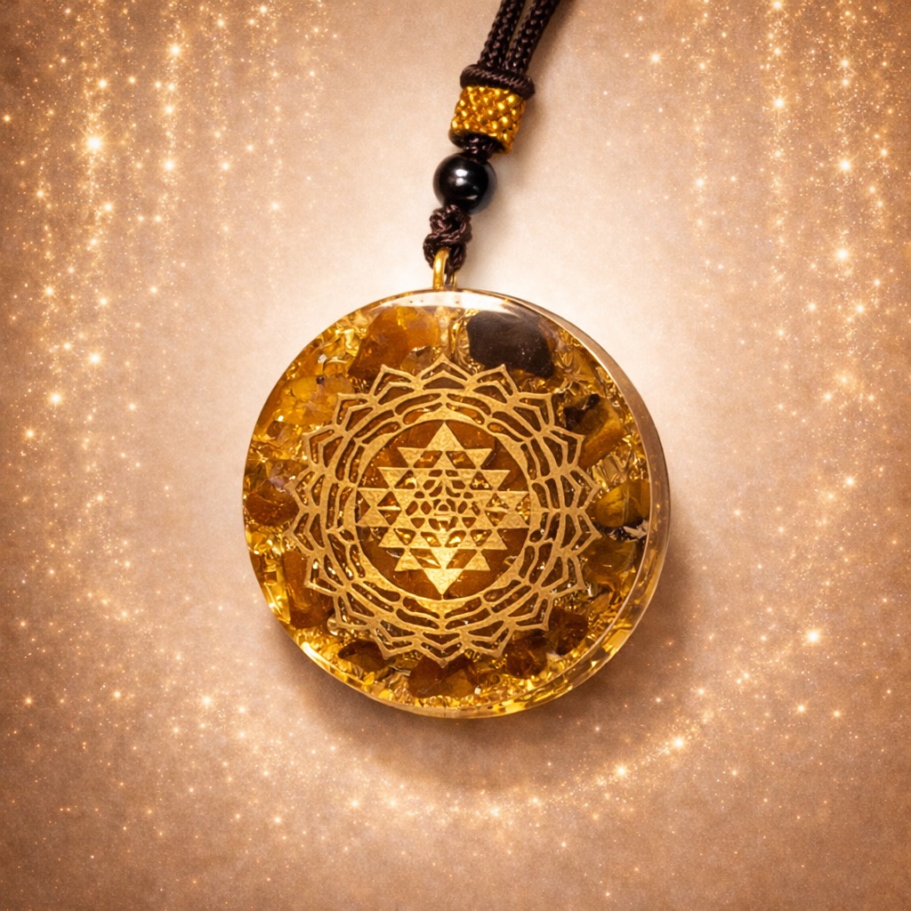 Pendentif Or Sri Yantra